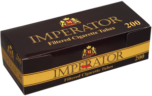 Cigarette tubes IMPERATOR 200 BLACK