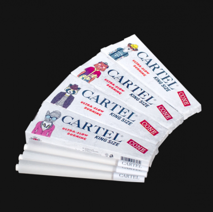 Rolling Cones CARTEL white slow-burning 3 pcs.