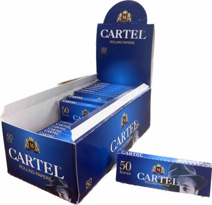 Display Rolling papers CARTEL BLUE Short x 50 booklets 