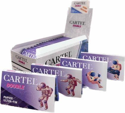 Rolling Papers CARTEL Double Window Shorts Astronaut 100 x 25 pcs Display