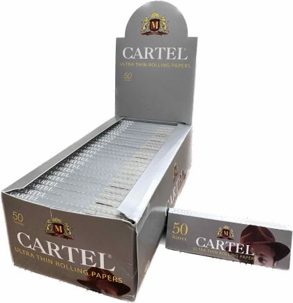Rolling papers CARTEL SILVER 50 x 50 pcs.