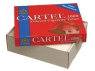 Cigarette Filtered Tubes CARTEL 1000 Hard Pack