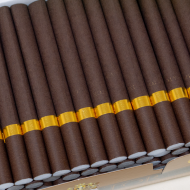 Brown cigarette filtered tubes IMPERATOR 100 - 25 mm BROWN & GOLD