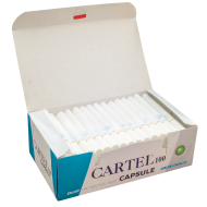 Cigarette filtered tubes CARTEL 100 Capsule - Menthol