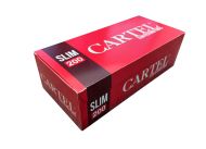 Tubos de cigarrillos CARTEL 200 SLIM ROJO - filtro marrón