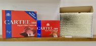 Cigarette tubes with paper filter Cartel 500 PAPER